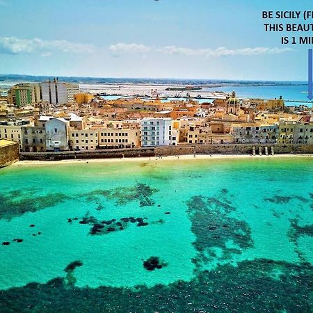 Be Sicily - In The Center 80 Mt From The Beach - In Centro Sul Mare - 70 Mq Trapani Esterno foto